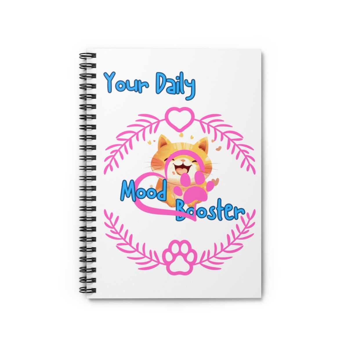 Moodbooster Spiral Notebook - Ruled Line